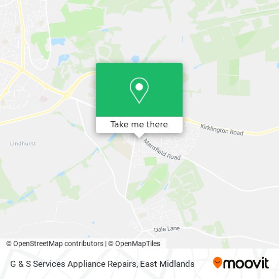 G & S Services Appliance Repairs map