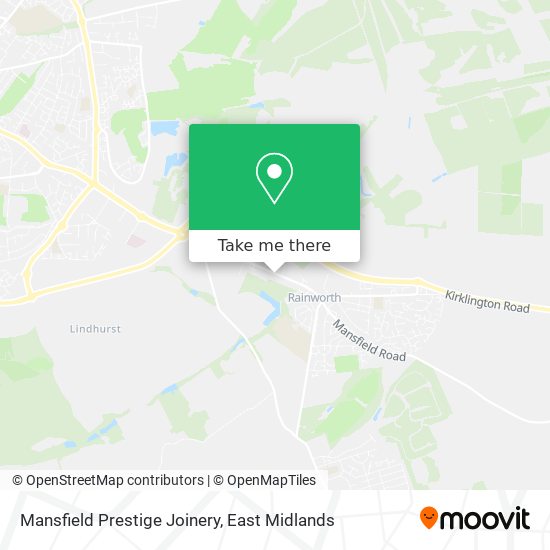 Mansfield Prestige Joinery map