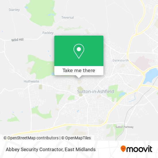 Abbey Security Contractor map