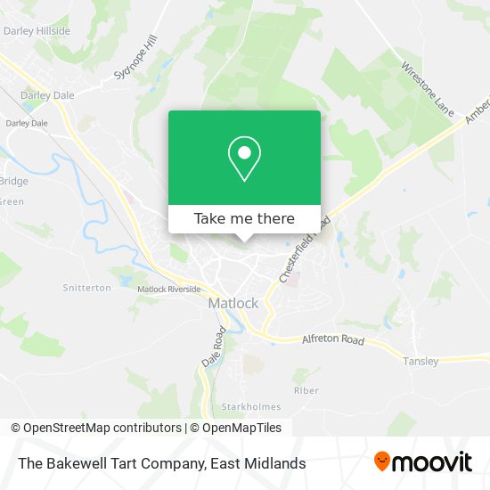 The Bakewell Tart Company map