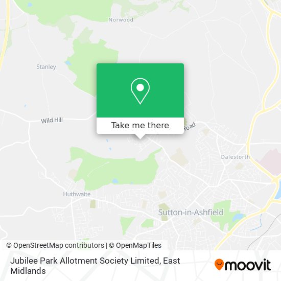 Jubilee Park Allotment Society Limited map