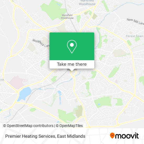 Premier Heating Services map