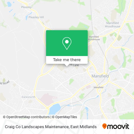 Craig Co Landscapes Maintenance map