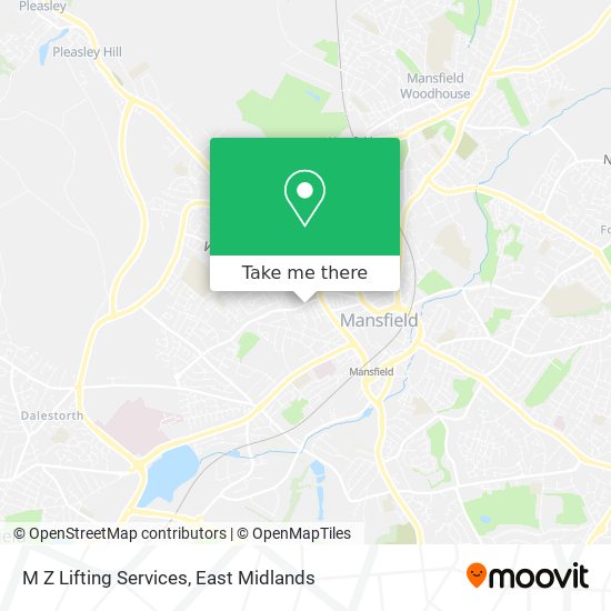 M Z Lifting Services map