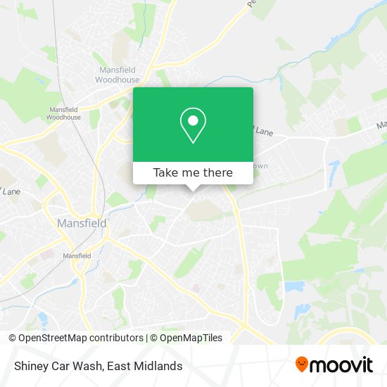 Shiney Car Wash map