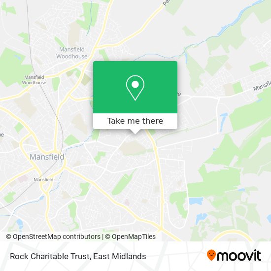 Rock Charitable Trust map