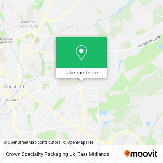 Crown Speciality Packaging Uk map