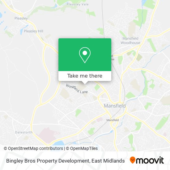 Bingley Bros Property Development map