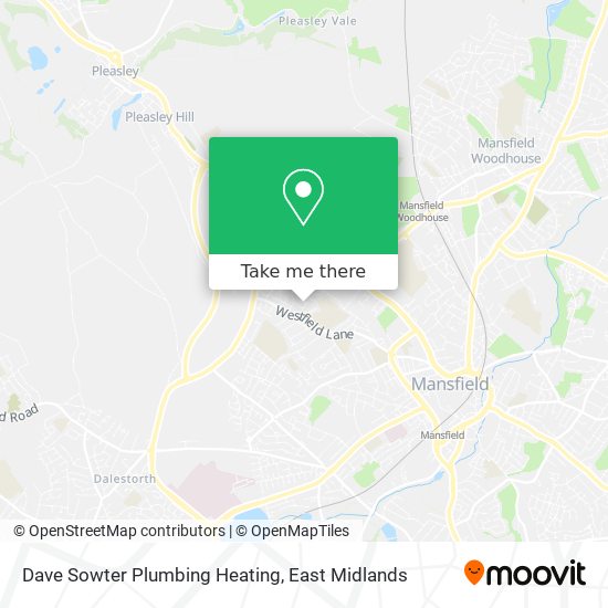 Dave Sowter Plumbing Heating map