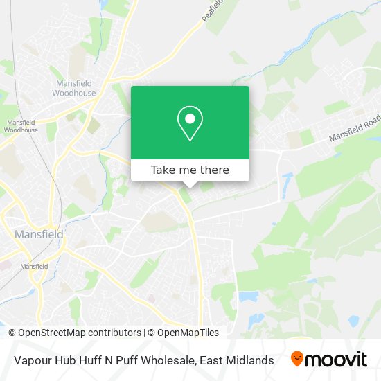 Vapour Hub Huff N Puff Wholesale map
