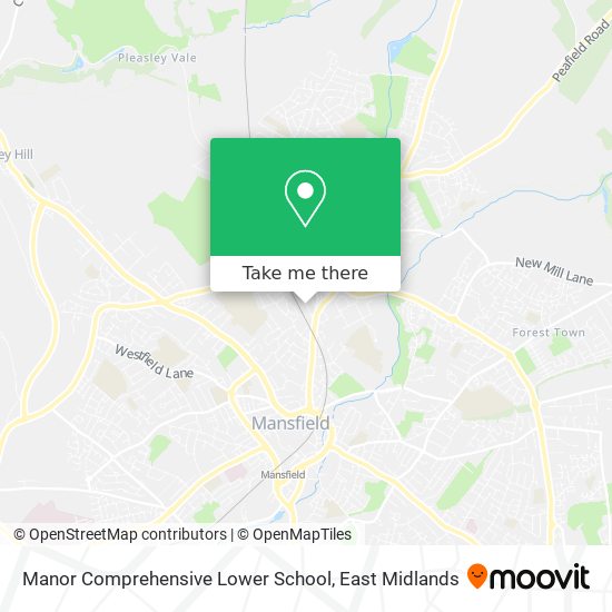 Manor Comprehensive Lower School map