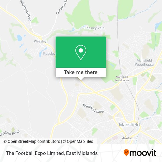 The Football Expo Limited map