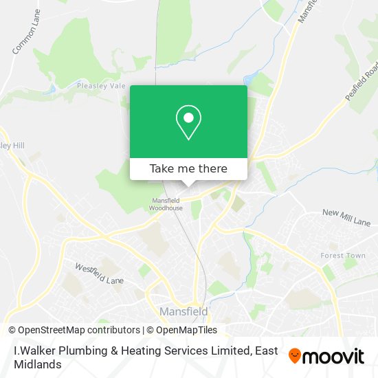 I.Walker Plumbing & Heating Services Limited map