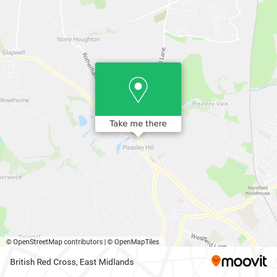 British Red Cross map