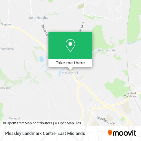 Pleasley Landmark Centre map