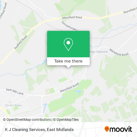 K J Cleaning Services map