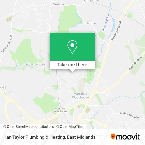 Ian Taylor Plumbing & Heating map