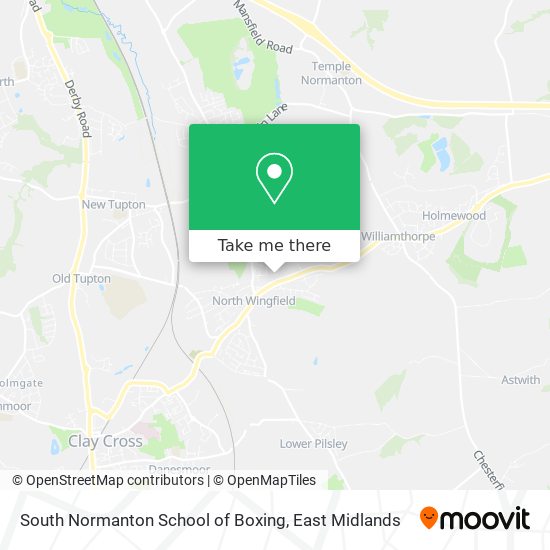 South Normanton School of Boxing map