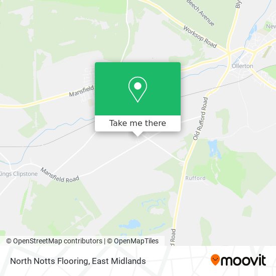 North Notts Flooring map