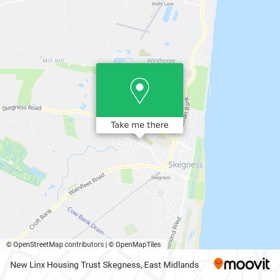 New Linx Housing Trust Skegness map