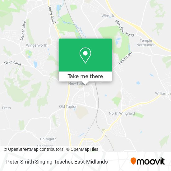 Peter Smith Singing Teacher map