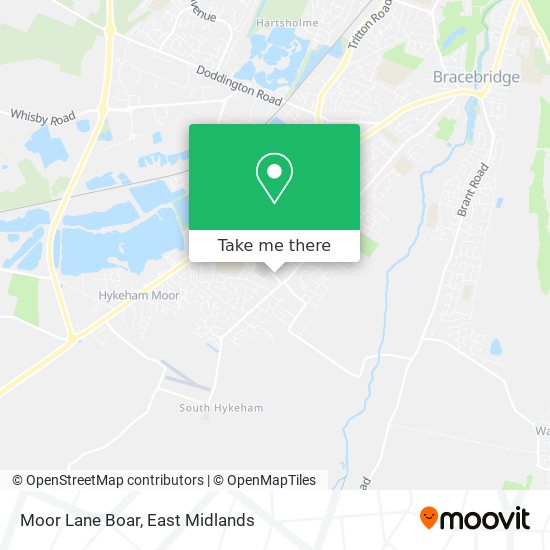 Moor Lane Boar map