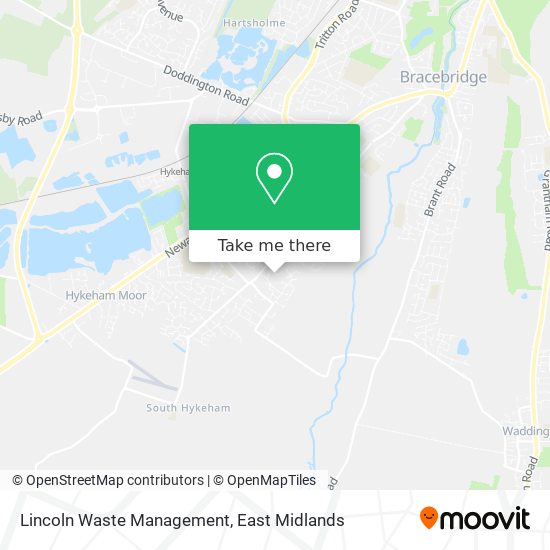 Lincoln Waste Management map