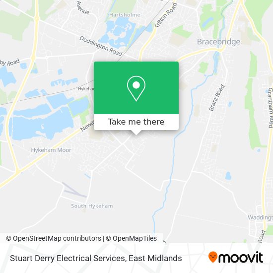 Stuart Derry Electrical Services map