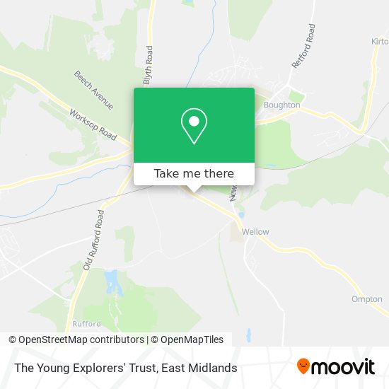 The Young Explorers' Trust map