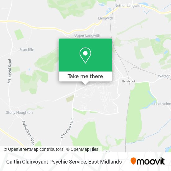 Caitlin Clairvoyant Psychic Service map