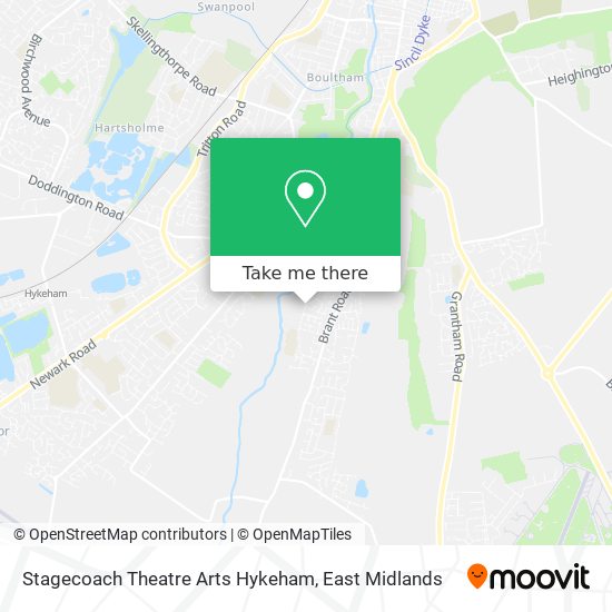 Stagecoach Theatre Arts Hykeham map