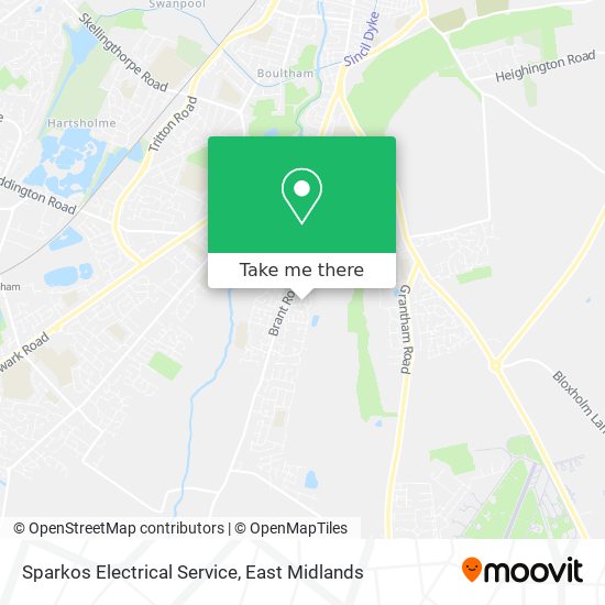 Sparkos Electrical Service map