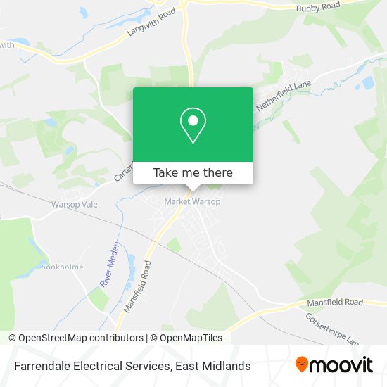 Farrendale Electrical Services map