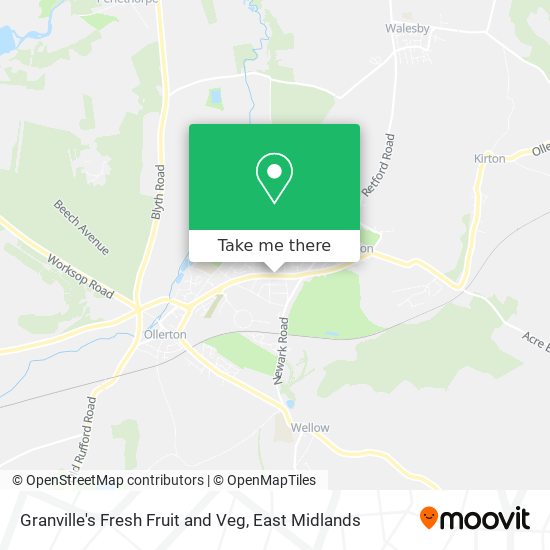 Granville's Fresh Fruit and Veg map