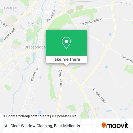All Clear Window Cleaning map