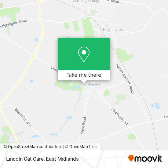 Lincoln Cat Care map