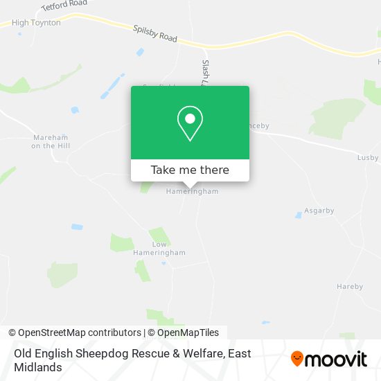Old English Sheepdog Rescue & Welfare map