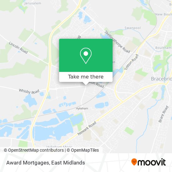 Award Mortgages map