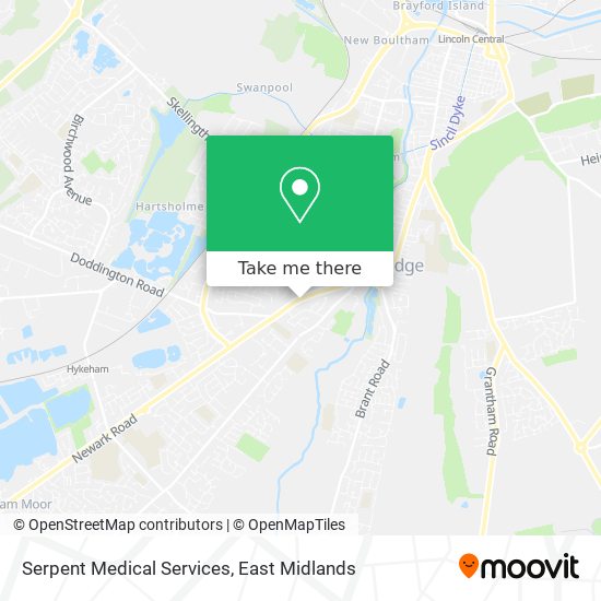 Serpent Medical Services map