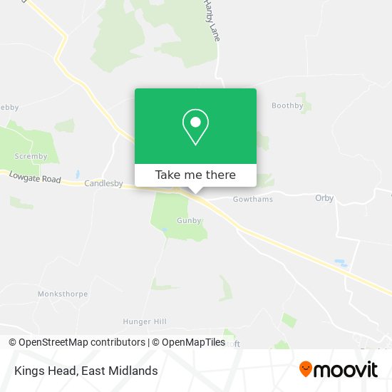 Kings Head map