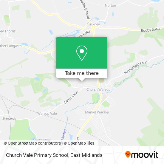 Church Vale Primary School map