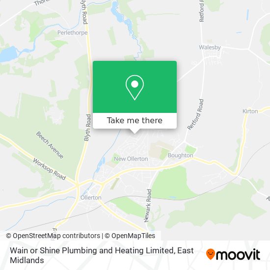 Wain or Shine Plumbing and Heating Limited map