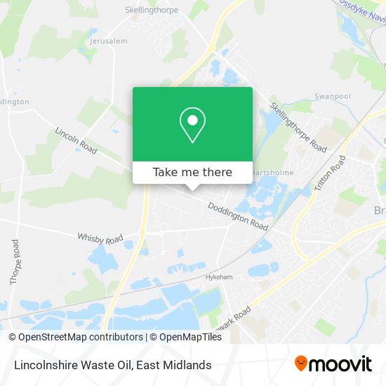 Lincolnshire Waste Oil map