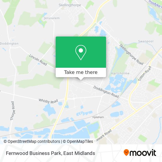 Fernwood Business Park map