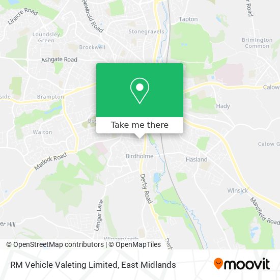 RM Vehicle Valeting Limited map