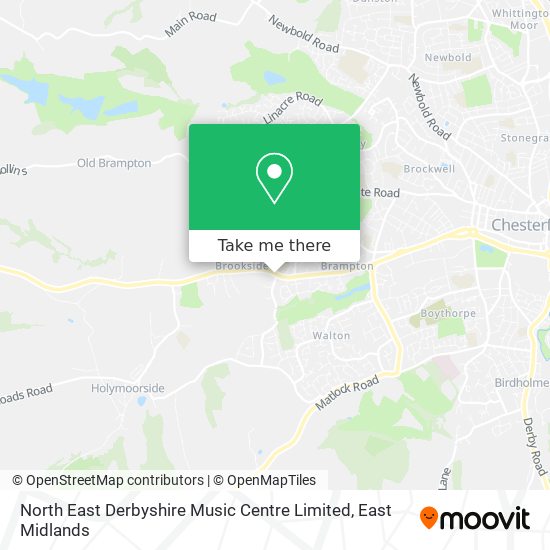 North East Derbyshire Music Centre Limited map
