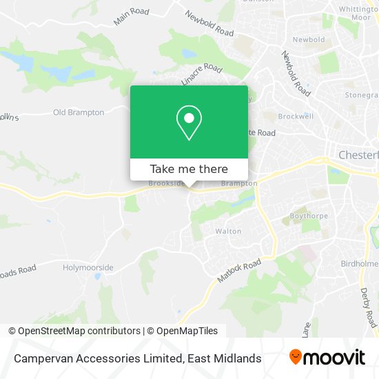 Campervan Accessories Limited map