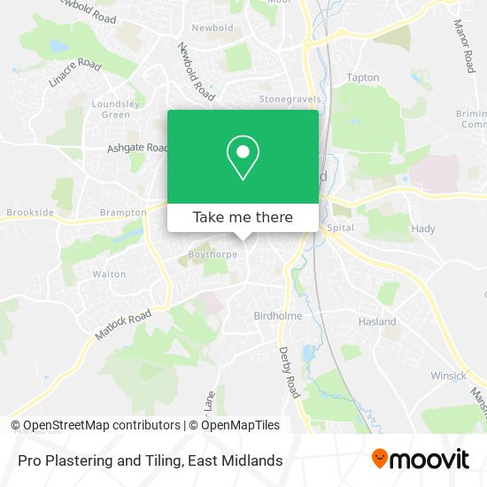 Pro Plastering and Tiling map