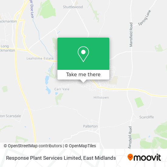 Response Plant Services Limited map