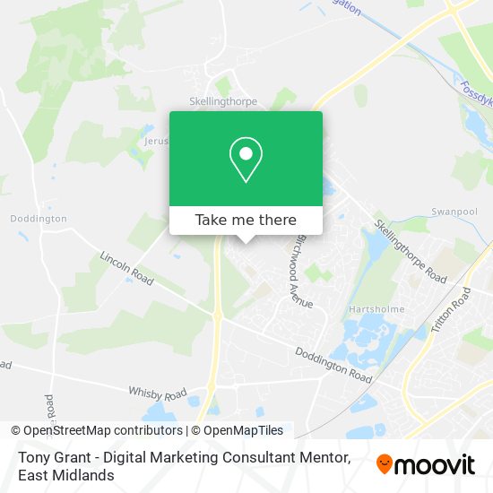 Tony Grant - Digital Marketing Consultant Mentor map